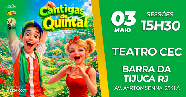 Cantigas De Quintal No Quintal De Manoel De Barros